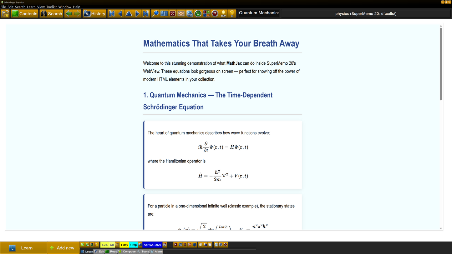SuperMemo 20 for Windows